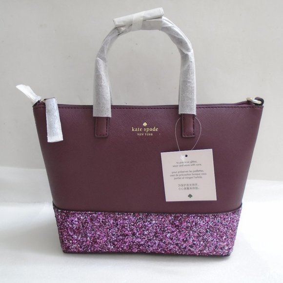 kate spade Handbags - Kate Spade Greta Court Penny Glitter women's Cross Shoulder Handbag